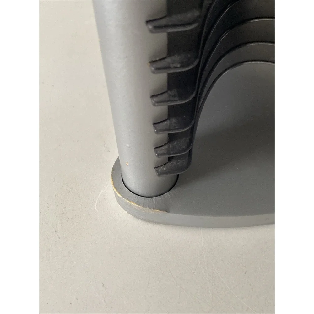Vintage Y2K - 20 CD Stackable Tower Rack CD Holder Organizer Retro Gray
